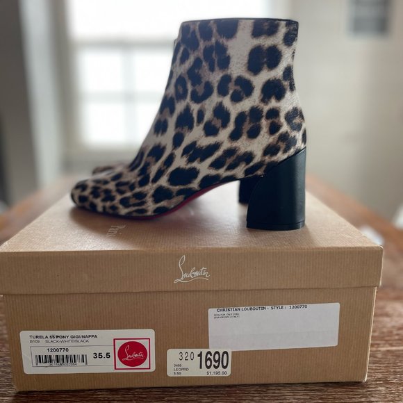 Christian Louboutin Leopard Booties - Picture 7 of 7